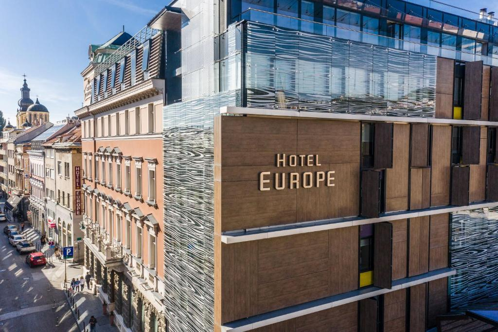 Hotel Europe in the historic centre of Sarajevo